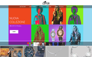 Il sito online di Lotus watches