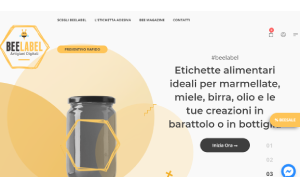 Il sito online di BeeLabel