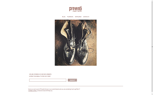 Il sito online di Preventi Shoes