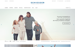 Visita lo shopping online di Schiesser