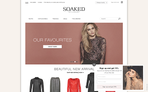 Visita lo shopping online di Soaked In Luxury