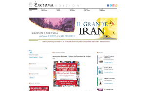 Il sito online di Exorma edizioni
