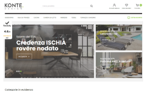 Visita lo shopping online di Konte Design