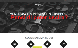 Il sito online di Enigma Room