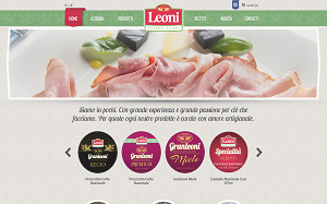 Il sito online di Salumificio Leoni