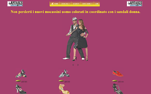 Il sito online di Antares Dance Shoes