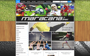 Il sito online di Maracana Sport online