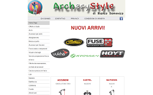 Il sito online di Archery style