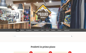 Il sito online di OnBoard Store