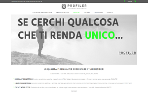 Visita lo shopping online di Profiler