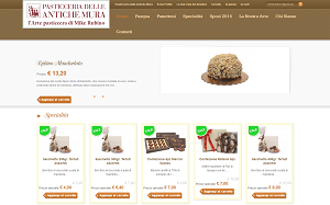 Il sito online di Pasticceria delle antiche mura