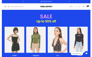 Visita lo shopping online di Teen Spirit