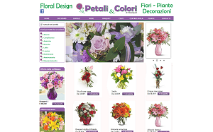 Il sito online di Petali e colori