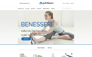 Il sito online di Phiten Italia