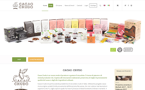 Il sito online di Cacao Crudo