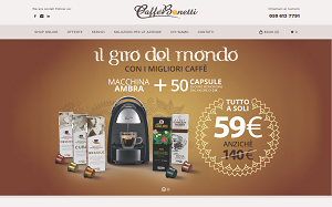 Il sito online di Caffè Bonetti