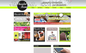 Il sito online di Chocolat Form