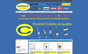 Il sito online di Cianfronca Ricambi