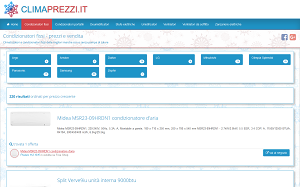 Il sito online di ClimaPrezzi.it