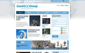 Il sito online di Cosmic Group