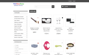 Il sito online di WebStoreHome