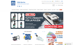 Il sito online di Dna Marine