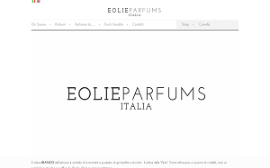 Il sito online di Eolieparfums