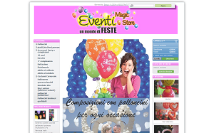 Il sito online di Eventi Magic Store