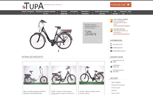 Il sito online di Tupa Bike