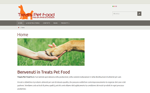 Il sito online di Treats Pet Food