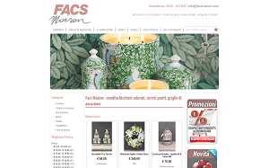 Il sito online di Facs Maison