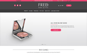 Il sito online di FreeAge make up