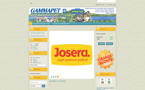 Visita lo shopping online di Gammapet