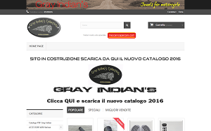 Il sito online di Gray Indian's