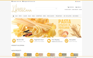 Visita lo shopping online di Gusti di Toscana