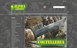 Il sito online di Alpha Airsoft