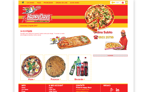 Il sito online di Happy Days Pizzeria