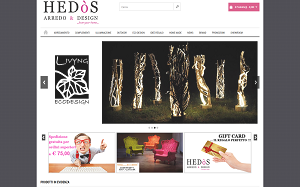 Il sito online di Hedos Arredo&Design