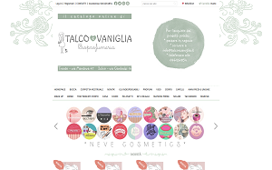 Il sito online di Talco e vaniglia