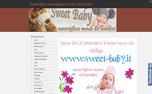 Il sito online di Sweet Baby