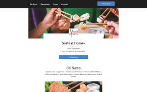 Il sito online di Sushi at Home Torino