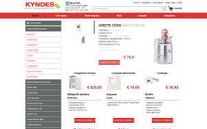 Visita lo shopping online di Kyndes