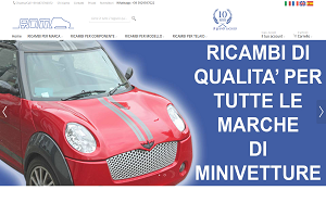 Il sito online di RDM Ricambi