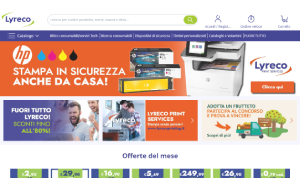 Il sito online di Lyreco