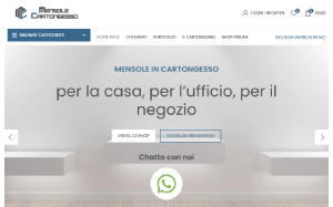 Visita lo shopping online di Mensole in cartongesso