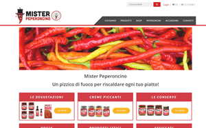 Il sito online di Mister Peperoncino