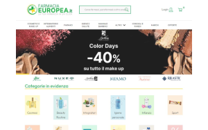 Visita lo shopping online di Farmacia Europea