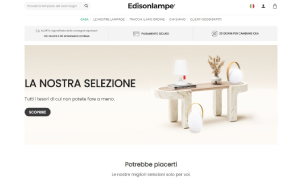 Il sito online di Edisonlampe