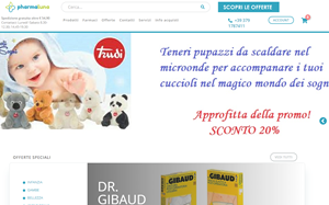 Il sito online di Pharmaluna