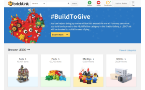 Il sito online di Bricklink